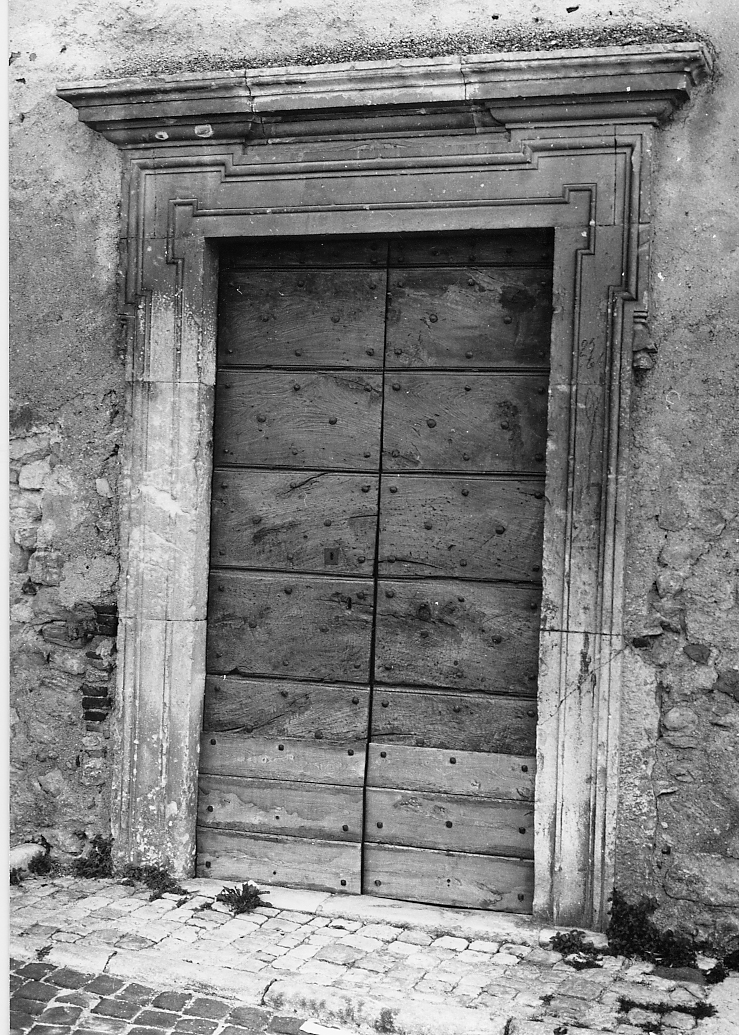 mostra di porta - ambito Italia centrale (sec. XVIII)