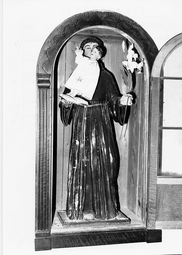 Sant'Antonio da Padova (statua) - ambito Italia centrale (sec. XIX)