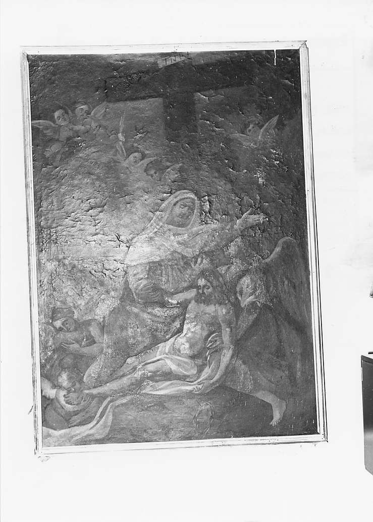 compianto sul Cristo morto (dipinto) - ambito Italia centrale (sec. XIX)