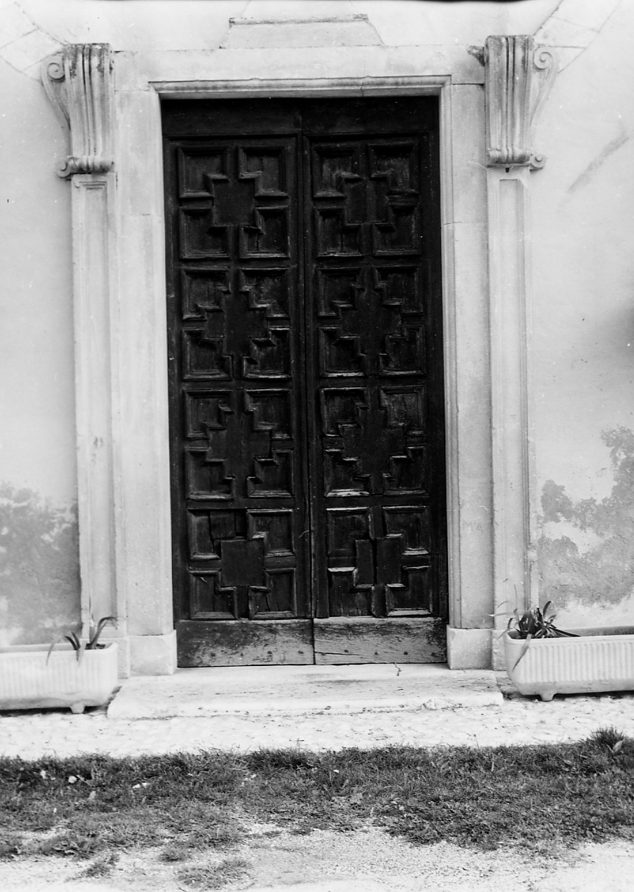 mostra di portale - ambito Italia centrale (fine/inizio secc. XVI/ XVII)