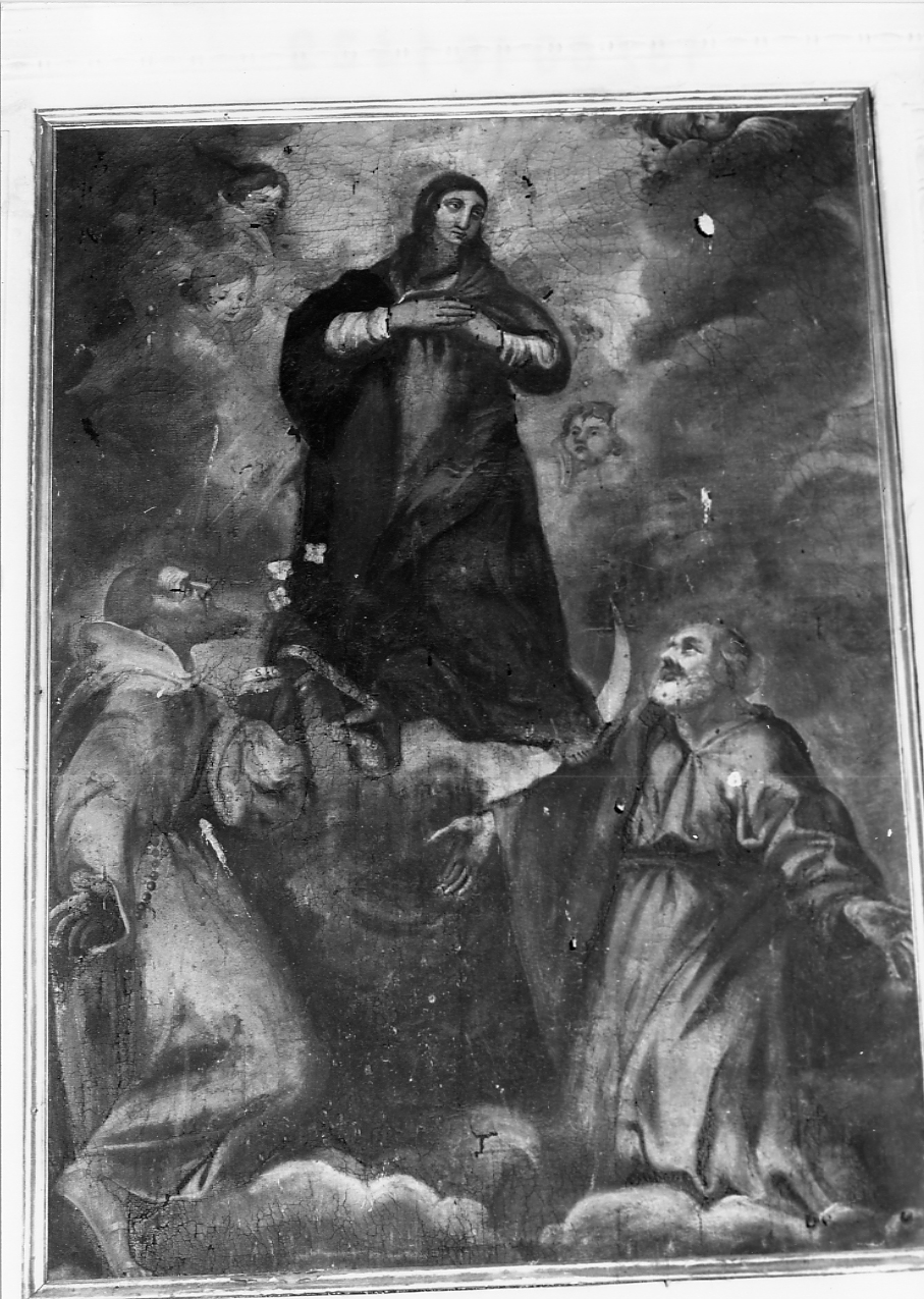 Madonna Immacolata e Santi (dipinto) - ambito Italia centrale (sec. XVIII)