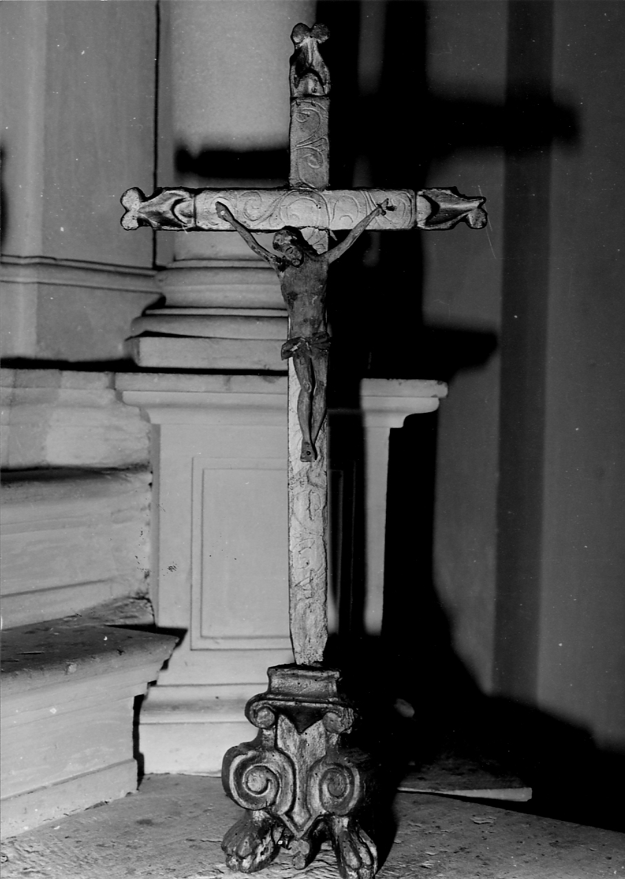 croce d'altare - ambito Italia centrale (sec. XVIII)
