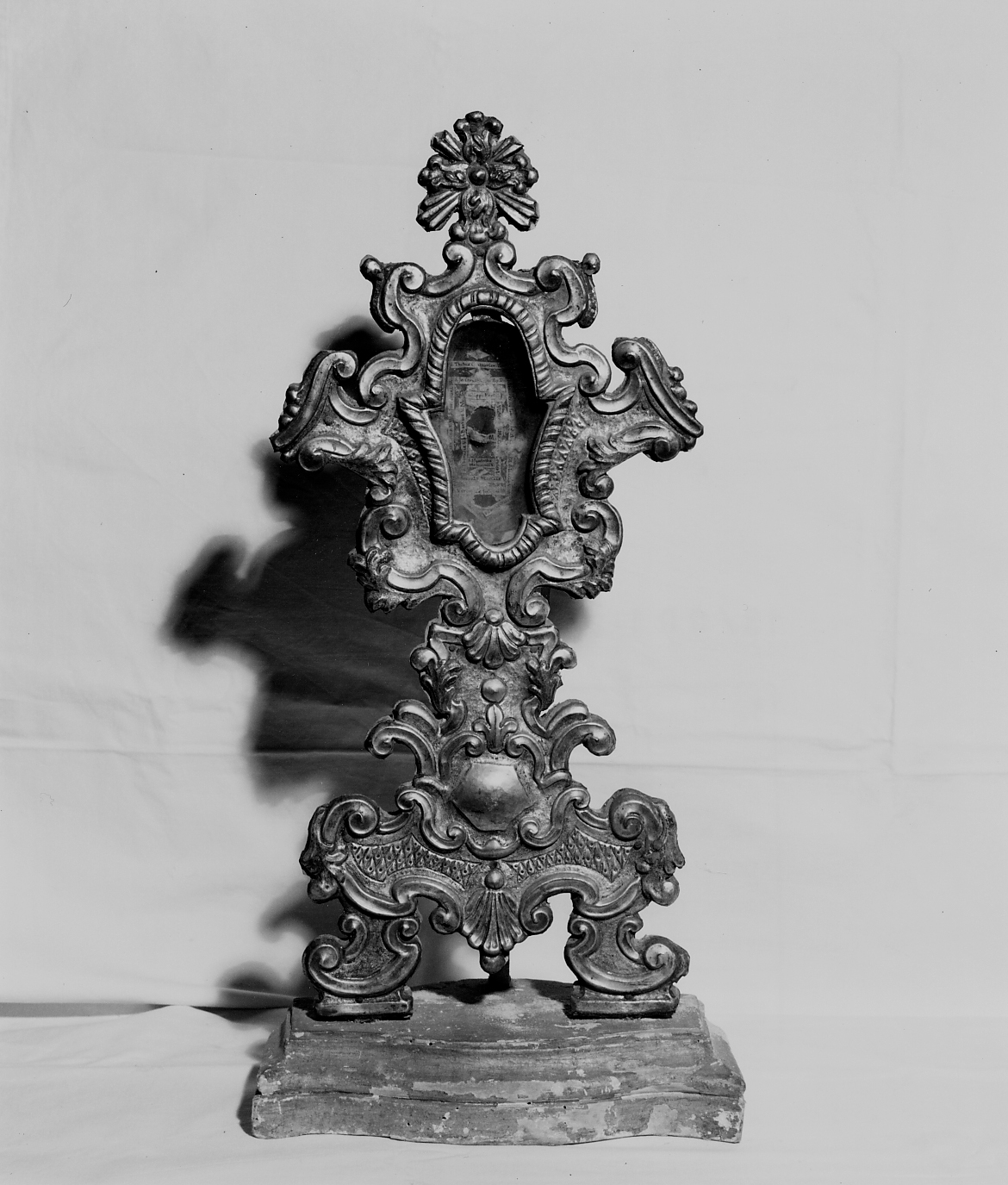 reliquiario - a ostensorio, serie - ambito abruzzese (sec. XVIII)