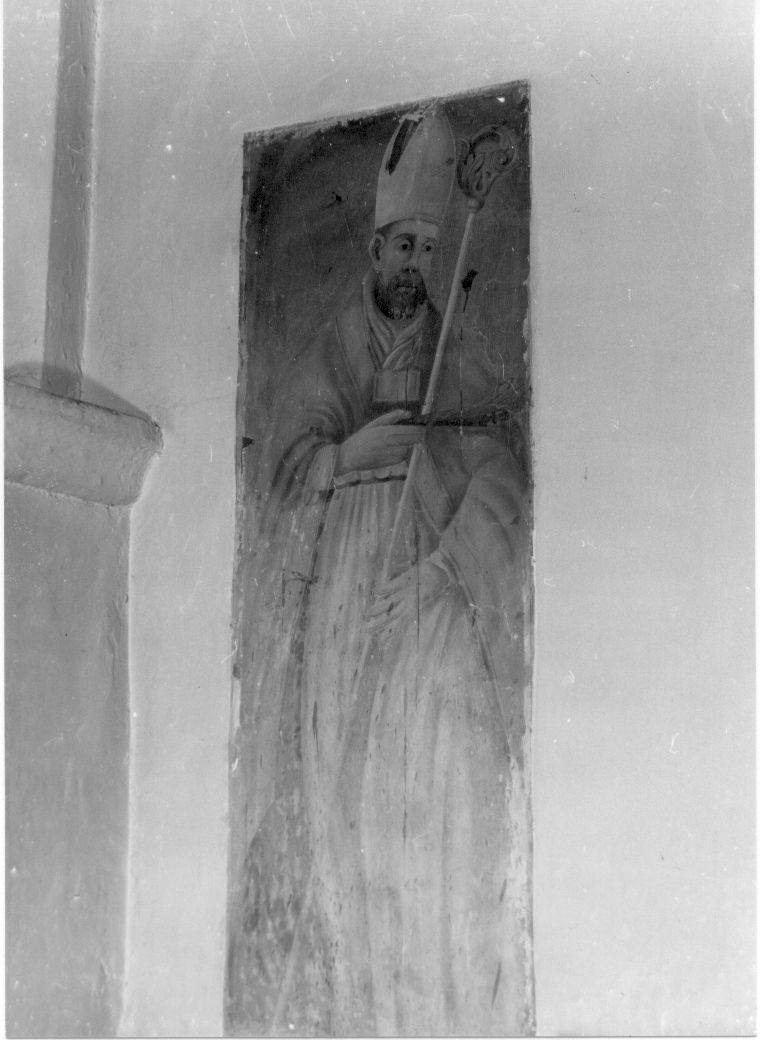 Santo vescovo (dipinto, opera isolata) - ambito abruzzese (sec. XVI)