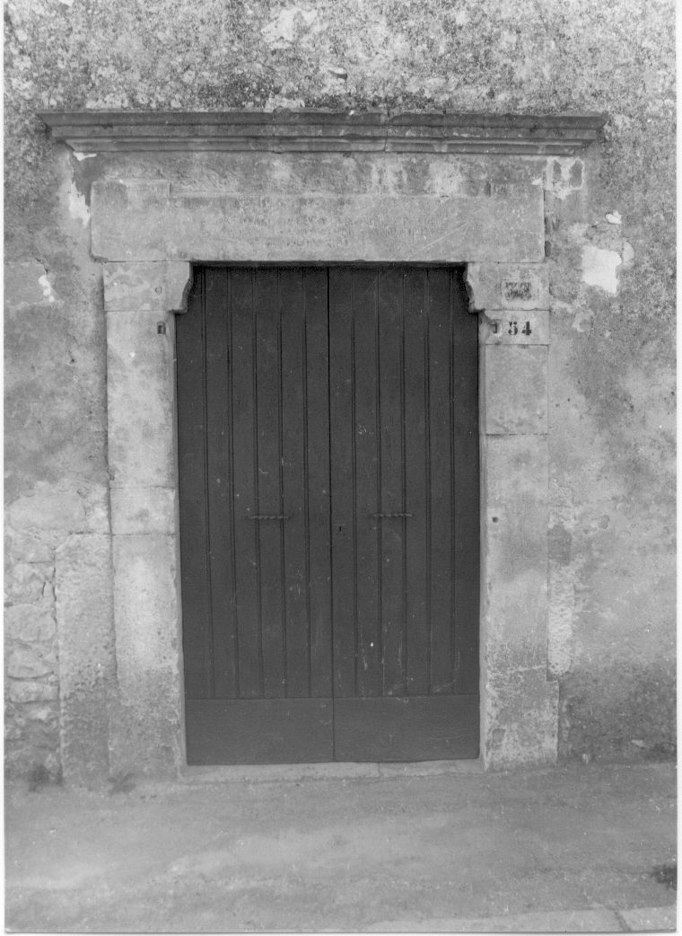 mostra di portale, opera isolata - ambito abruzzese (sec. XV)