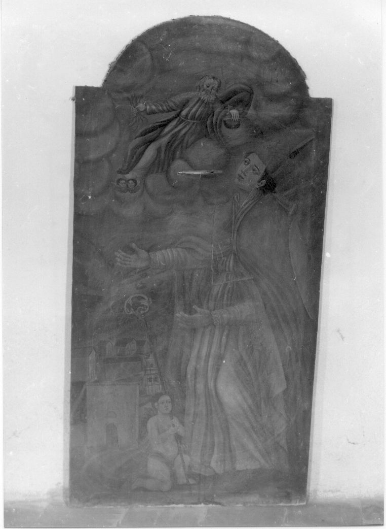 Santo vescovo (dipinto, opera isolata) - ambito abruzzese (sec. XVIII)