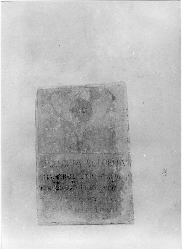 lapide tombale, opera isolata - ambito abruzzese (sec. XIX)