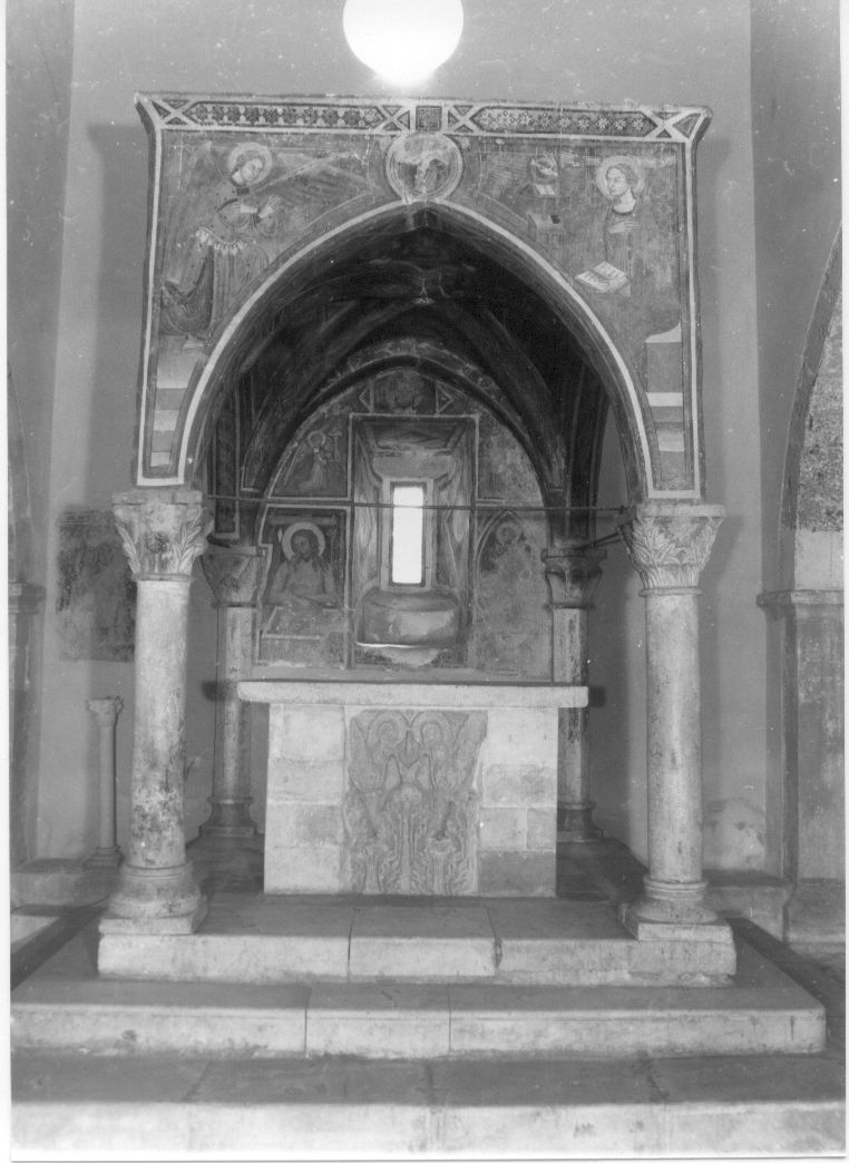 ciborio, opera isolata - ambito abruzzese (sec. XV)