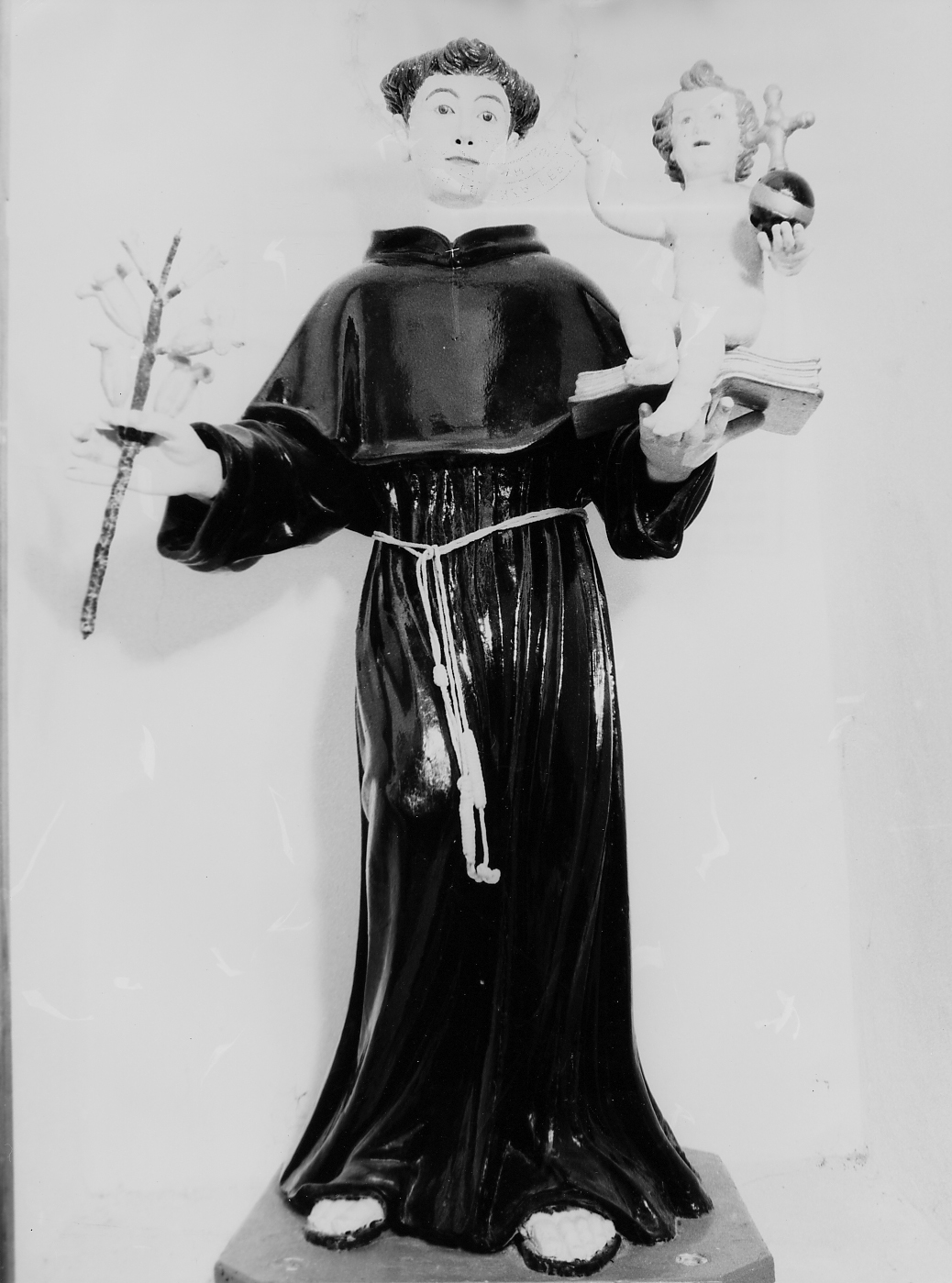 Sant'Antonio da Padova (statua, opera isolata) - ambito abruzzese (fine/inizio secc. XIX/ XX)