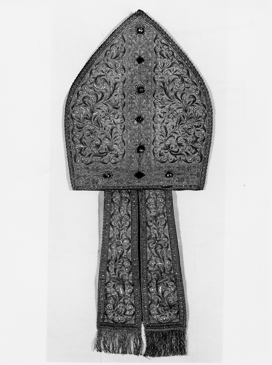 mitria - manifattura italiana (seconda metà sec. XVI)