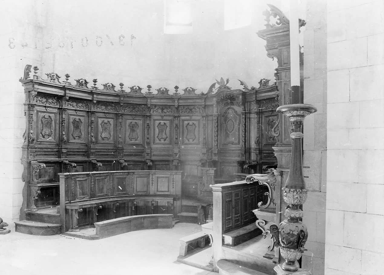 stalli del coro di Mosca Ferdinando - produzione abruzzese (sec. XVIII)