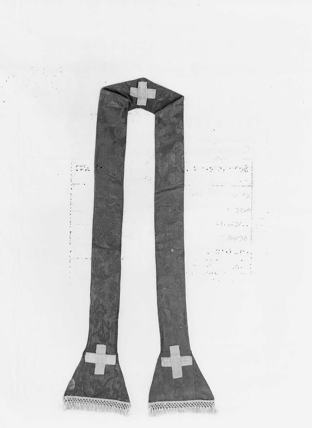 stola - manifattura abruzzese (sec. XVIII)