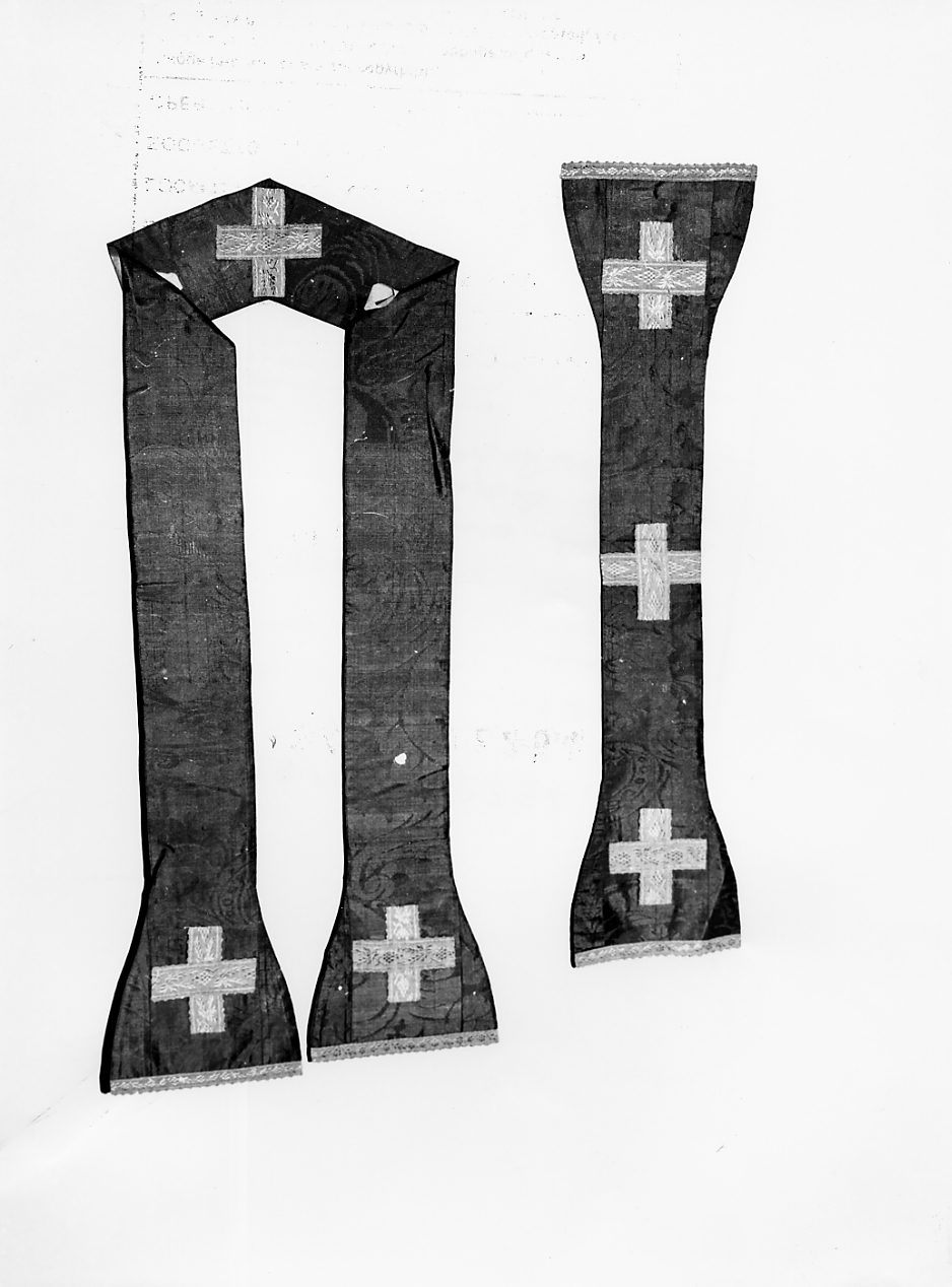 stola, serie - manifattura abruzzese (prima metà sec. XX)