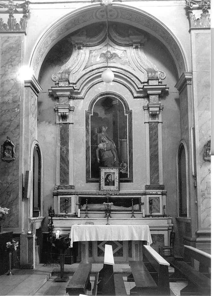 altare - a cofano - ambito abruzzese (seconda metà sec. XVIII)