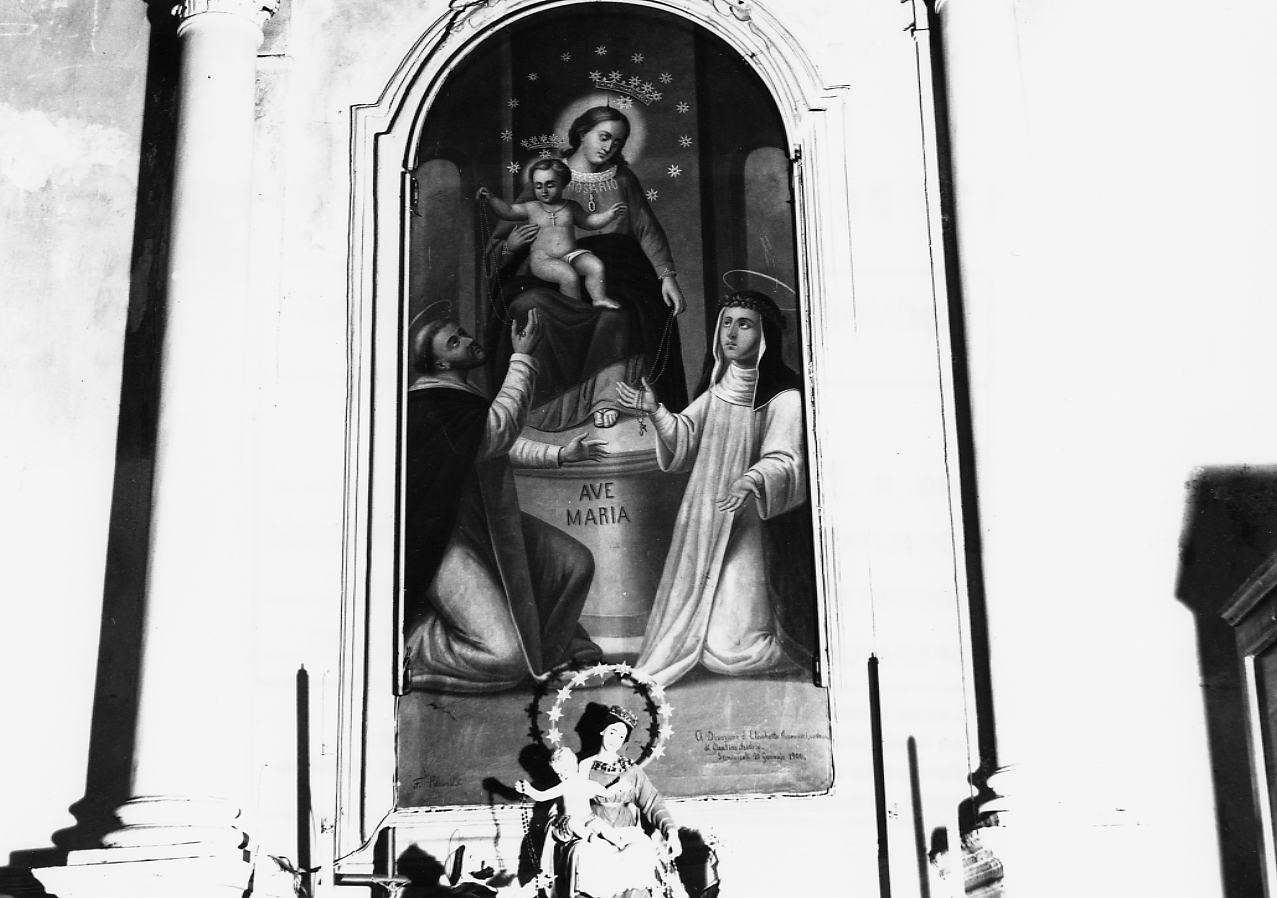 Madonna del Rosario (dipinto) di Palmerio Ferdinando (sec. XX)