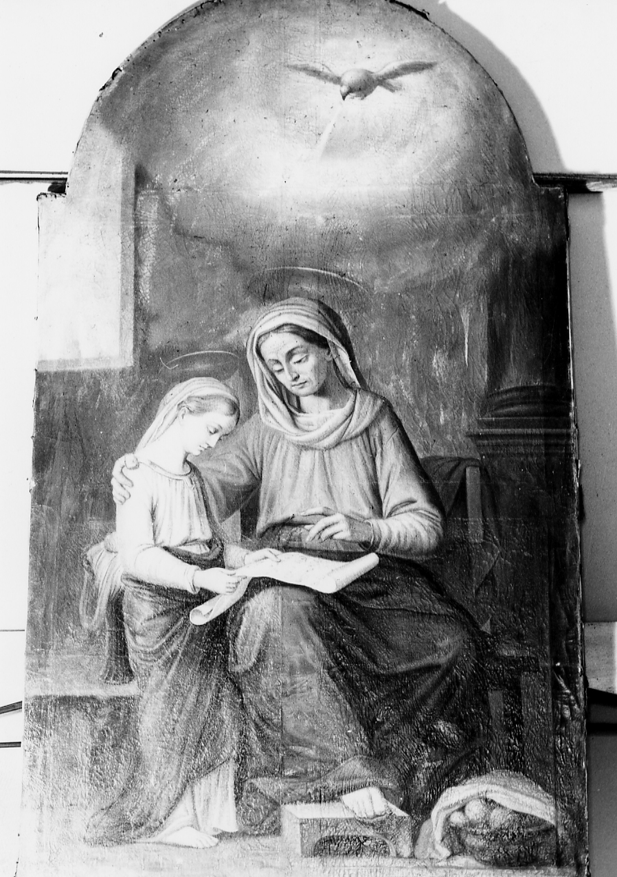 educazione di Maria Vergine (dipinto) - ambito emiliano (sec. XVII)