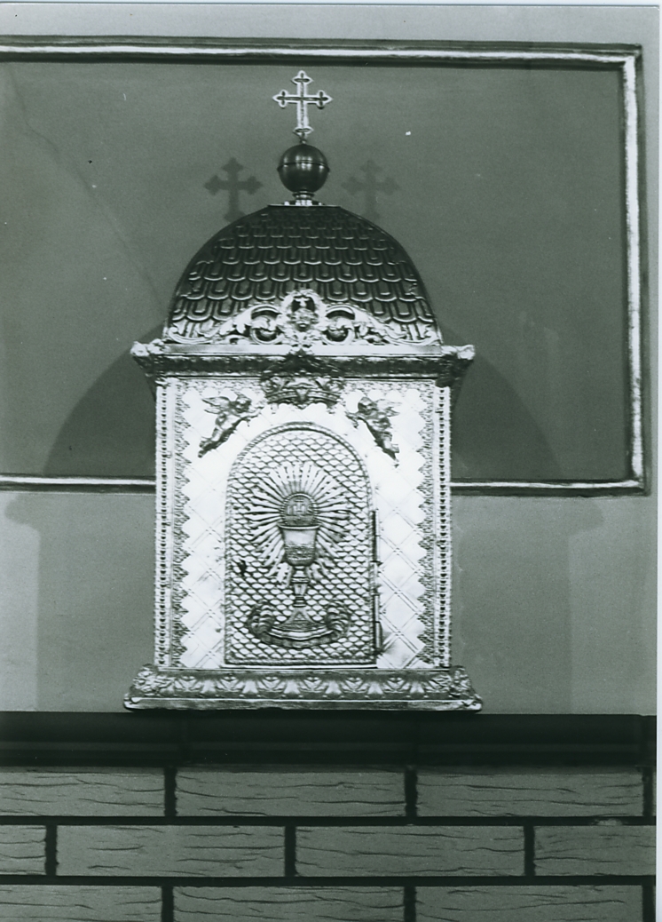 tabernacolo - a tempietto - ambito abruzzese (seconda metà sec. XIX)