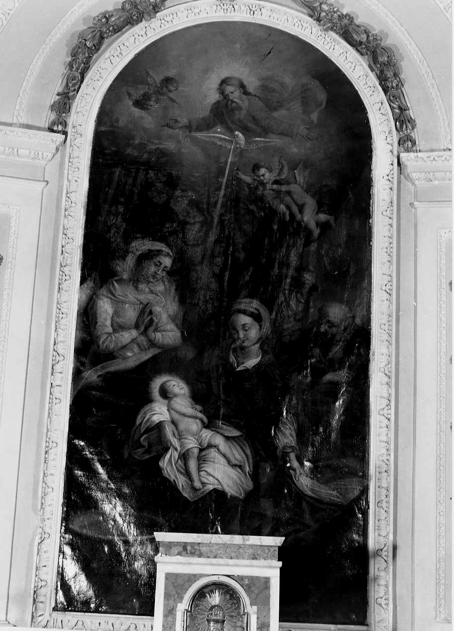 Sacra Famiglia (dipinto, opera isolata) - ambito abruzzese (sec. XVIII)