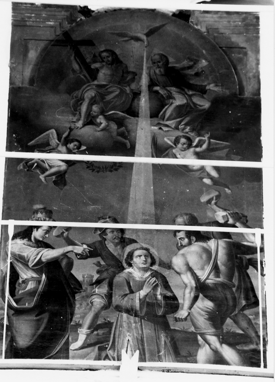Martirio di Santo Stefano, martirio di Santo Stefano (dipinto) - ambito abruzzese (sec. XVIII)