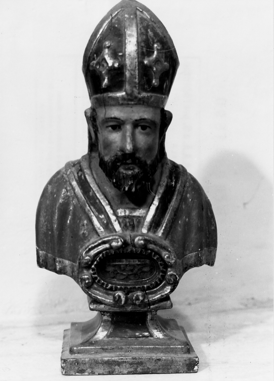 San Biagio vescovo (reliquiario - a busto) - ambito abruzzese (sec. XVIII)