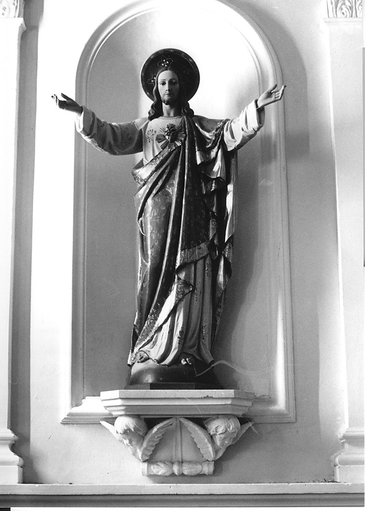 Sacro Cuore di Gesù (statua) - ambito gardenese (prima metà sec. XX)