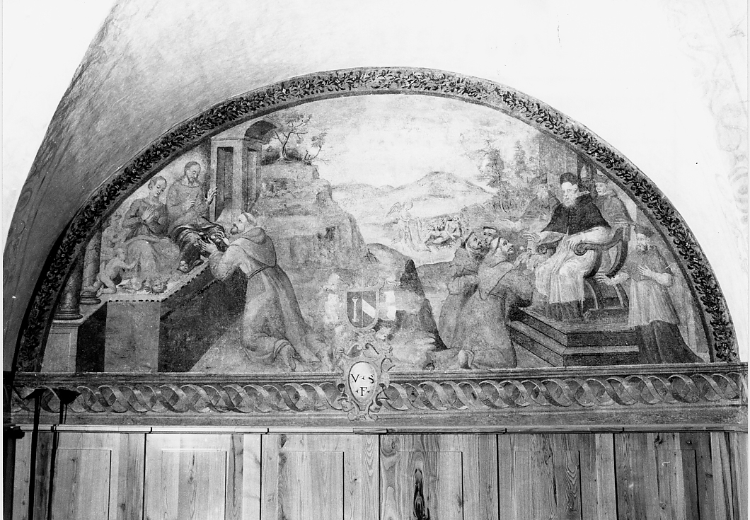 episodi della vita di San Francesco d'Assisi (dipinto) - ambito abruzzese (seconda metà sec. XV)