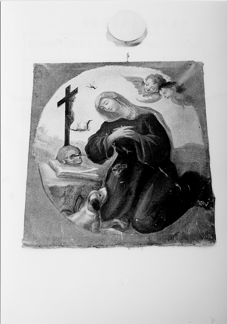 Santa Margherita da Cortona in preghiera (dipinto, opera isolata) - ambito abruzzese (sec. XIX)