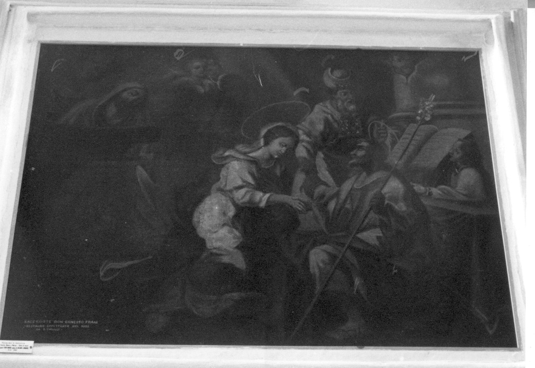 sposalizio di Maria Vergine (dipinto, opera isolata) - ambito napoletano (terzo quarto sec. XVIII)