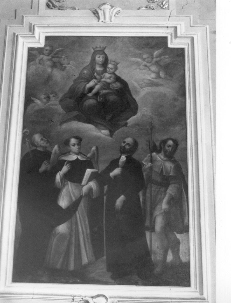 Madonna e Santi (dipinto) - ambito napoletano (sec. XVIII)