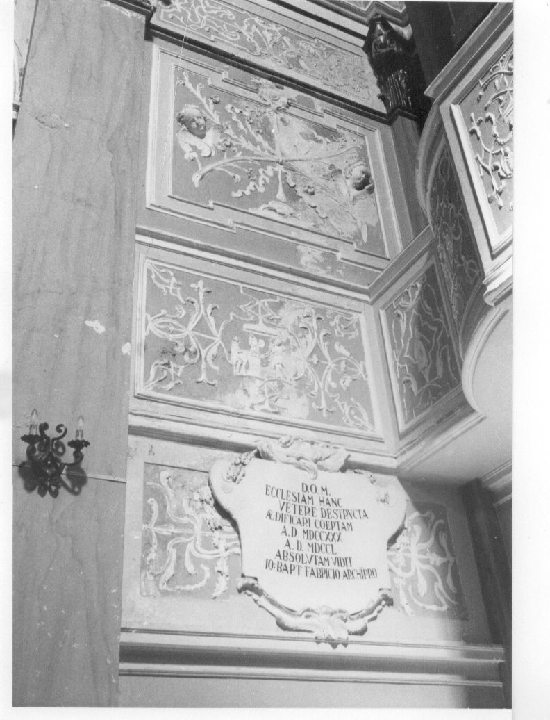 Allegoria della musica (decorazione plastica) - ambito abruzzese (seconda metà sec. XIX)