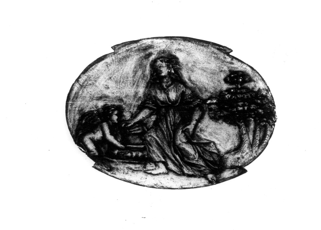 Temperanza (medaglione) - ambito Italia centrale (sec. XVIII)