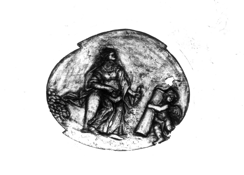 Prudenza (medaglione) - ambito Italia centrale (sec. XVIII)