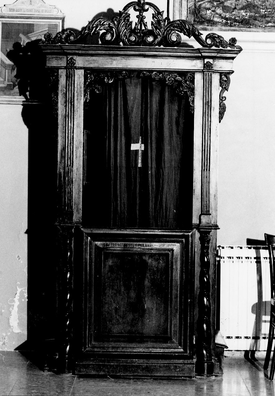 confessionale, opera isolata - bottega Italia centrale (sec. XIX)
