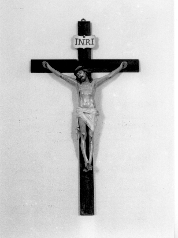 Cristo crocifisso (crocifisso, opera isolata) - ambito napoletano (sec. XVIII)