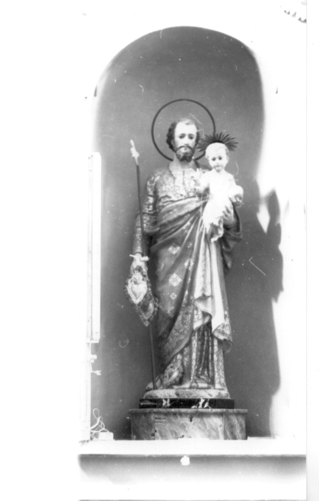 San Giuseppe (statua, opera isolata) di Rosa Zanazio (bottega) (prima metà sec. XX)