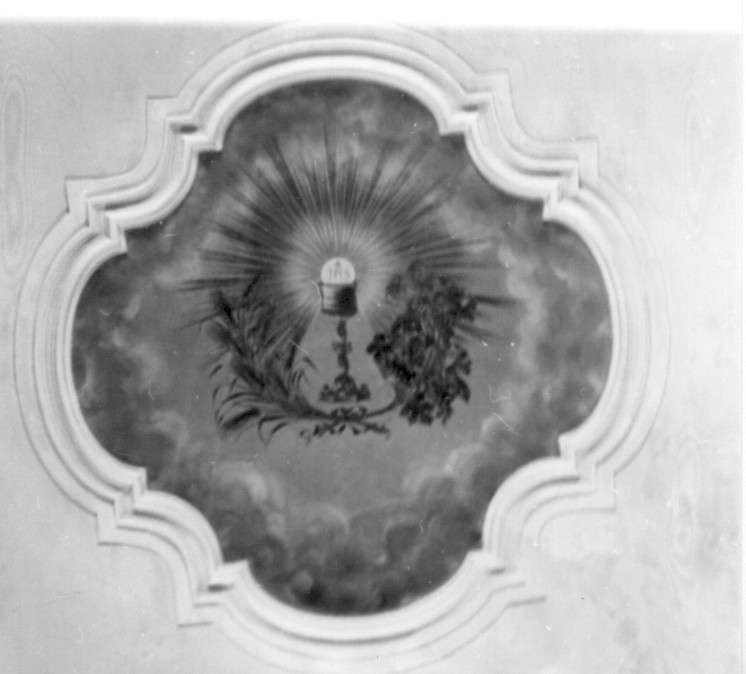 calice eucaristico (dipinto) di Del Ponte Enrico (attribuito) (sec. XX)