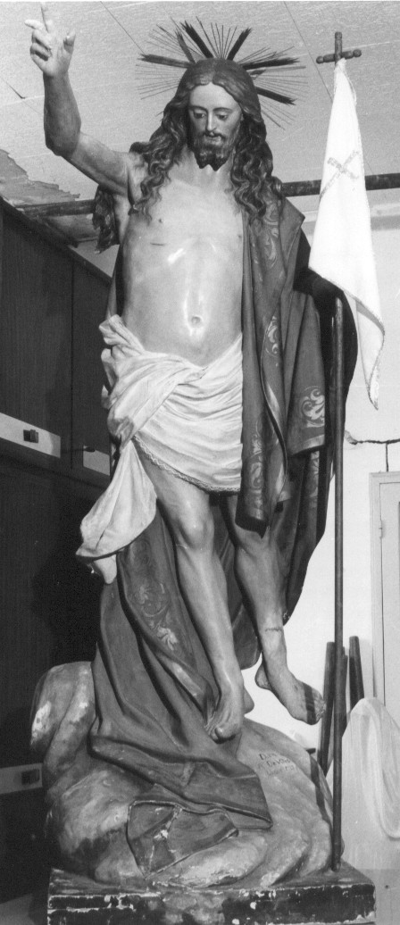 Cristo Salvatore (statua, opera isolata) di De Vitis A. ditta (attribuito) (sec. XX)