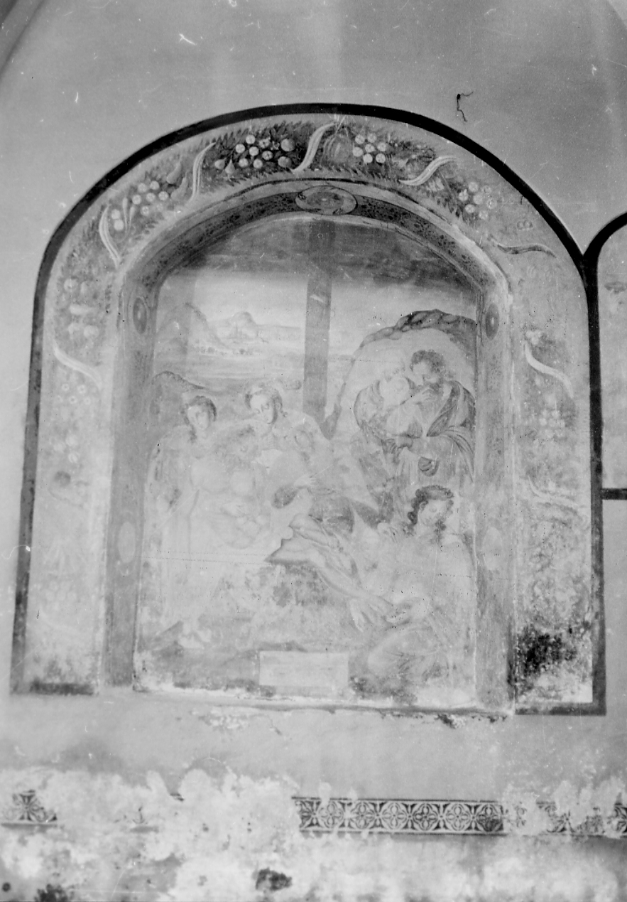 compianto sul Cristo (dipinto, opera isolata) - ambito Italia centrale (fine/inizio secc. XVI/ XVII)