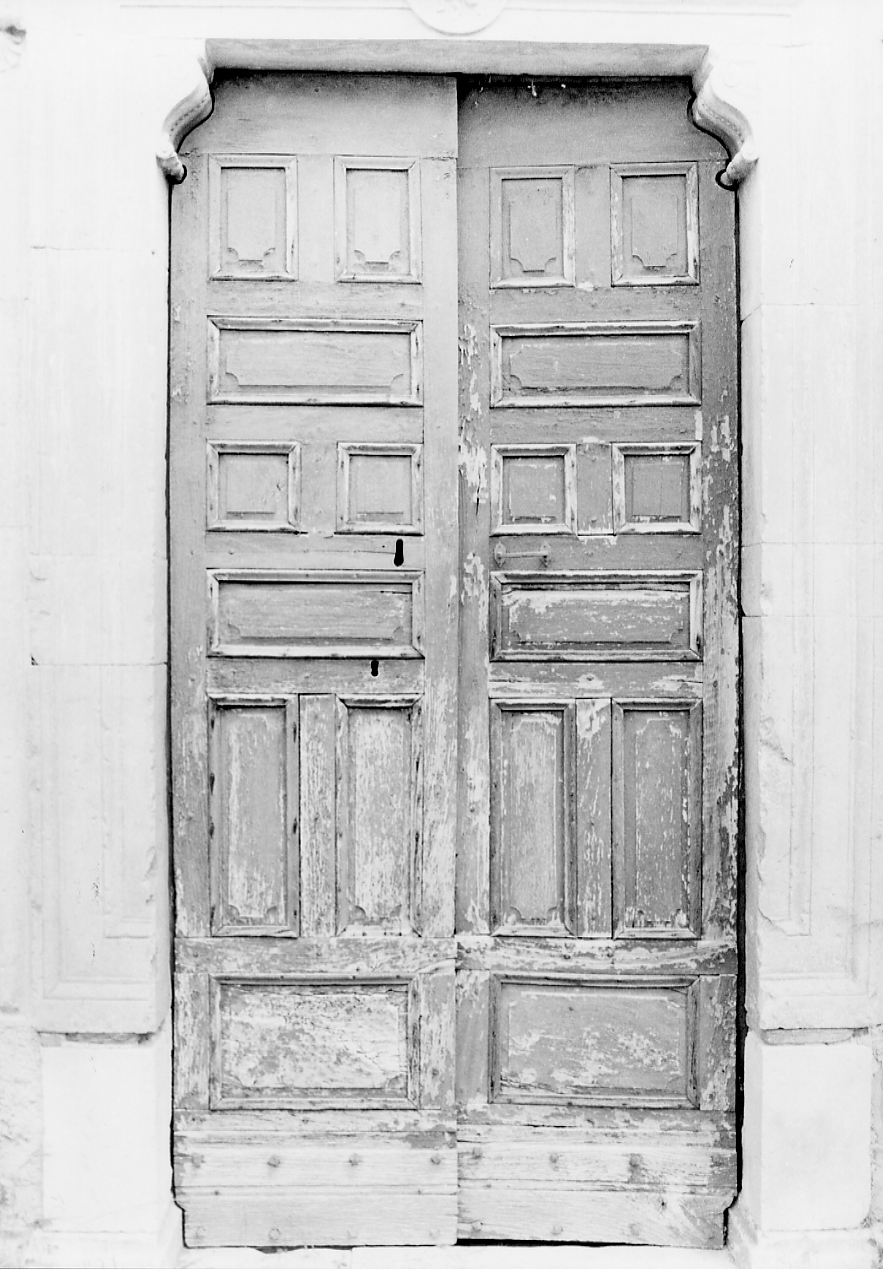 porta - a due battenti - ambito Italia centrale (fine/inizio secc. XIX/ XX)