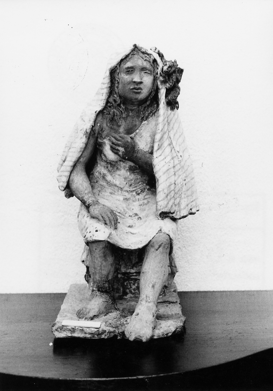 pastorella, figura femminile seduta (scultura, opera isolata) di Cascella Andrea (sec. XX)