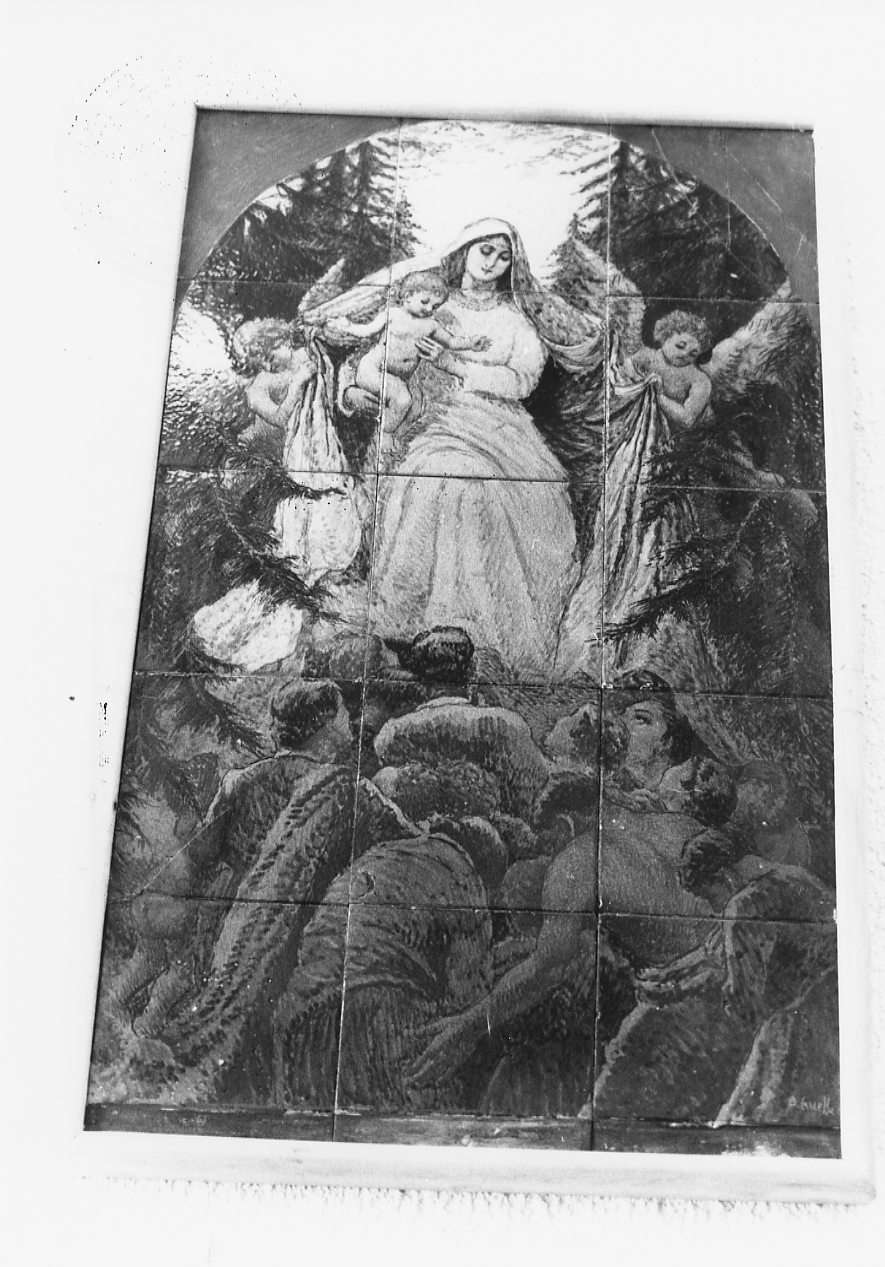 Madonna del popolo, Madonna del popolo (pannello, opera isolata) di Cascella Basilio (sec. XX)