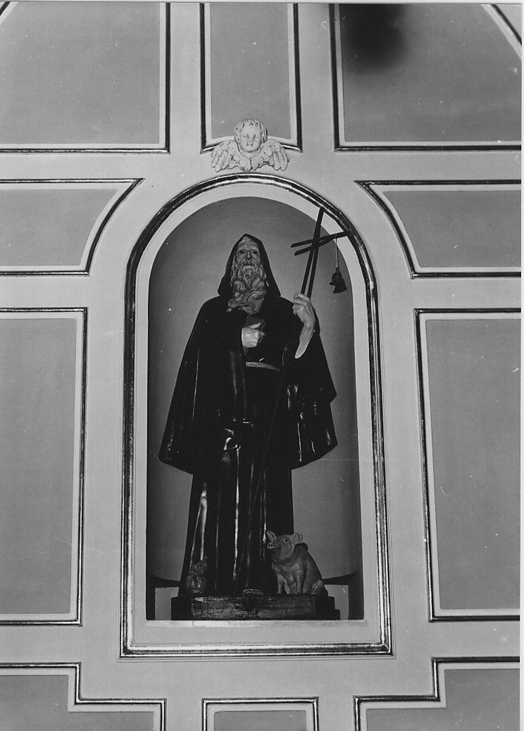 Sant'Antonio Abate (statua, opera isolata) - ambito Italia centrale (fine/inizio secc. XIX/ XX)