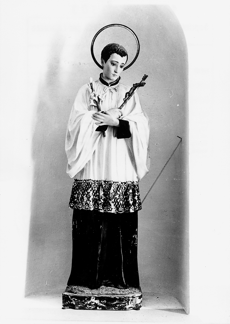 San Luigi Gonzaga (statua) - ambito abruzzese (sec. XIX)
