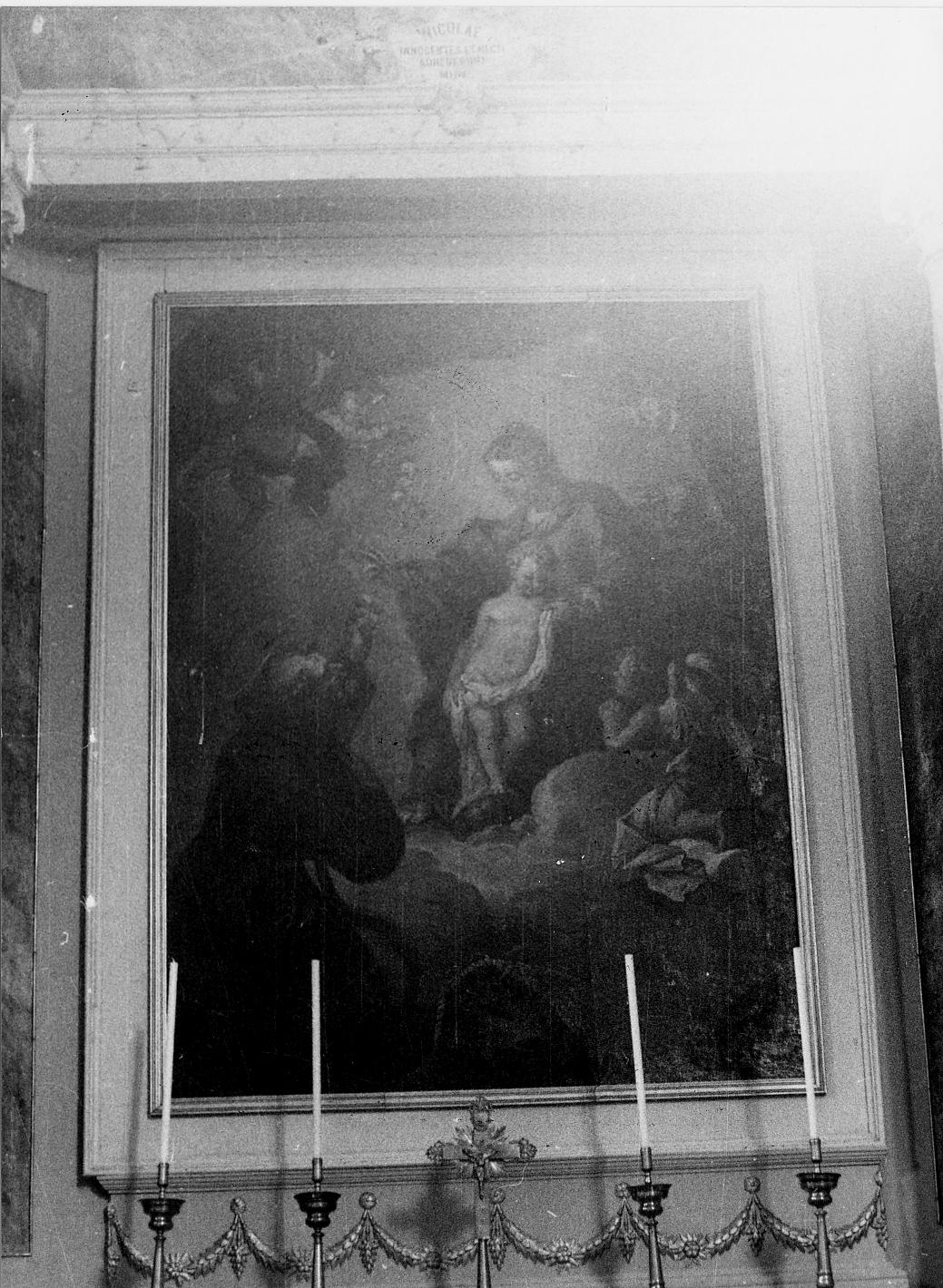 Madonna con Bambino e Santi (dipinto, opera isolata) - ambito abruzzese (sec. XVIII)