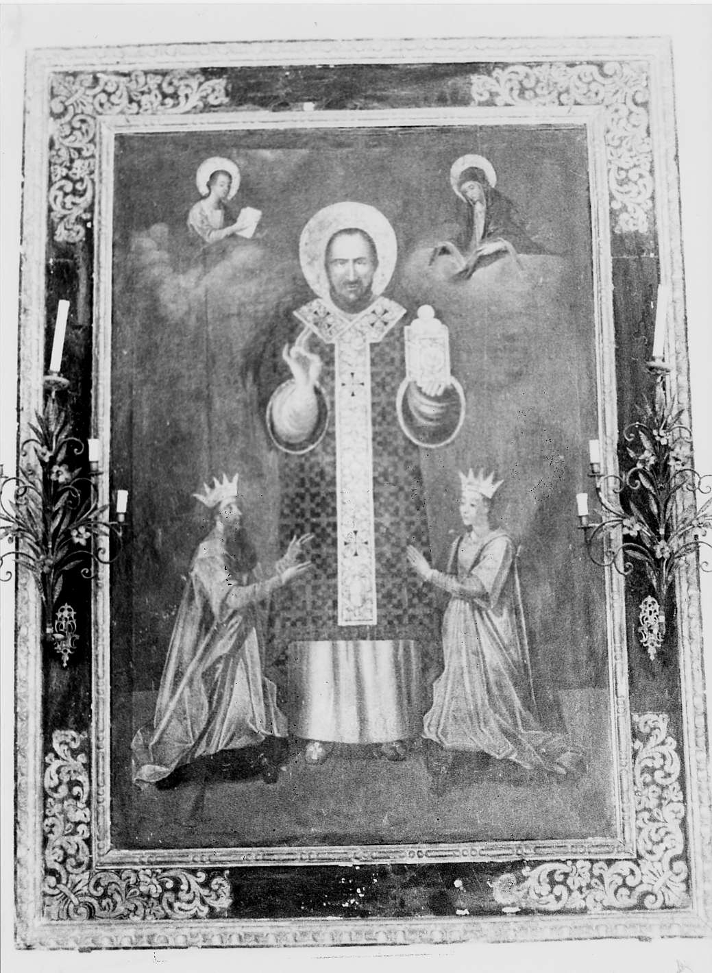 San Nicola di Bari (dipinto, opera isolata) - ambito abruzzese (sec. XVI)