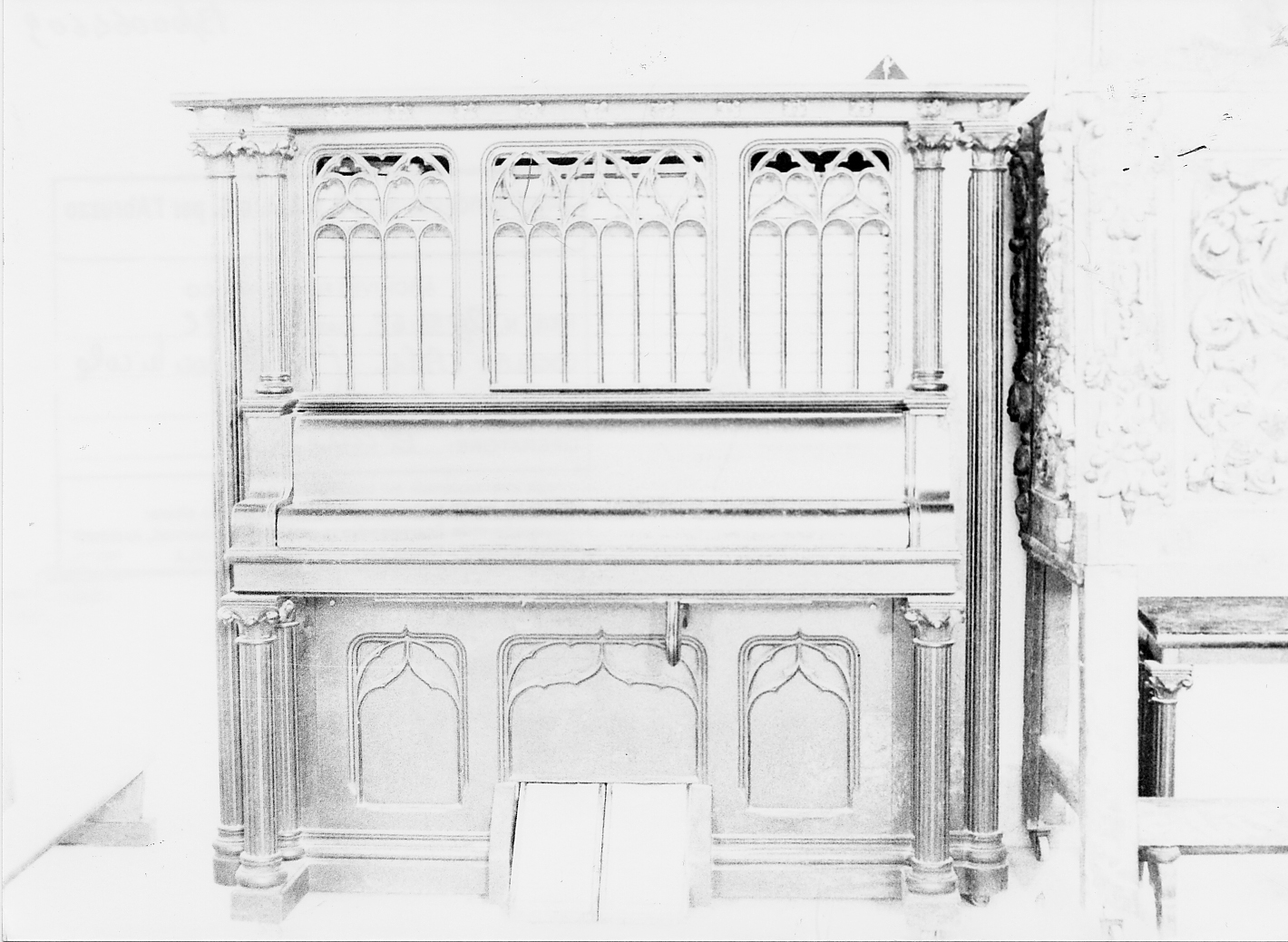 organo, opera isolata - bottega abruzzese (primo quarto sec. XX)