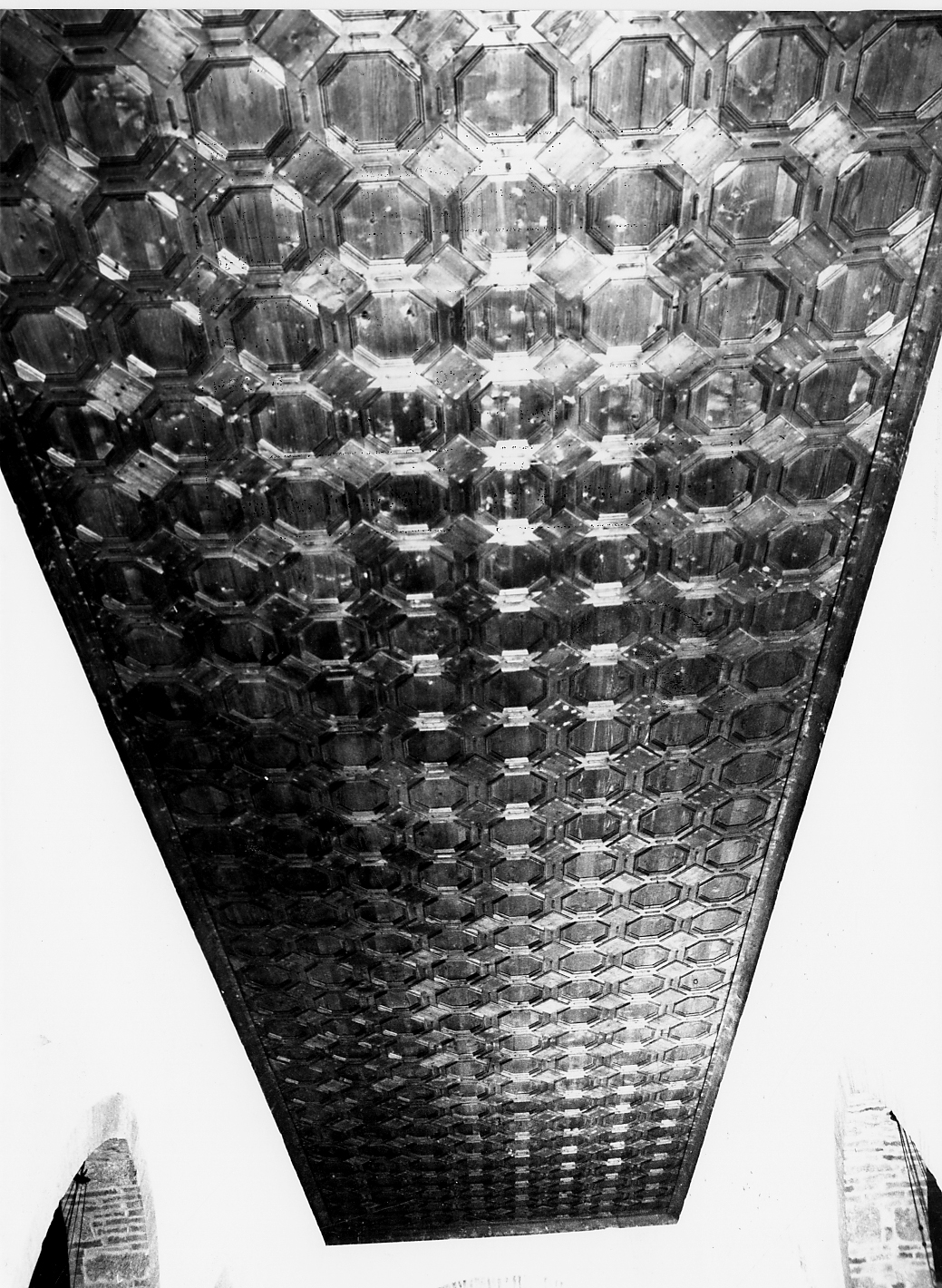 soffitto a cassettoni, opera isolata di Illuminati Gaetano (fine sec. XIX)