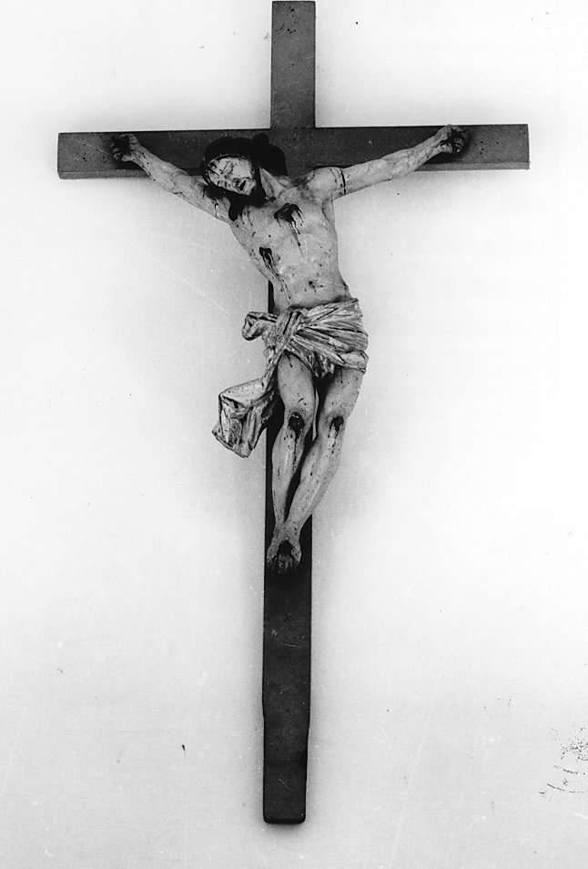 Cristo Cristo crocifisso (croce da parete, opera isolata) - ambito abruzzese (sec. XVIII)