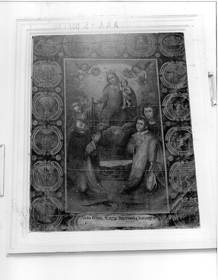 Madonna del Rosario (dipinto) - ambito abruzzese (sec. XVII)