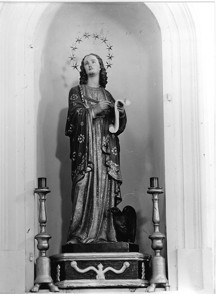 San Giovanni Evangelista (statua) - ambito abruzzese (sec. XVIII)